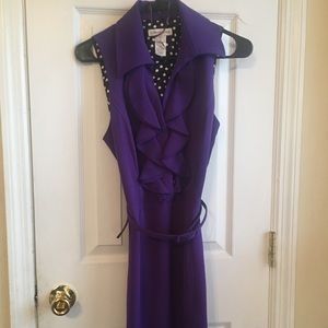 EUC Coldwater Creek size 12 purple dress